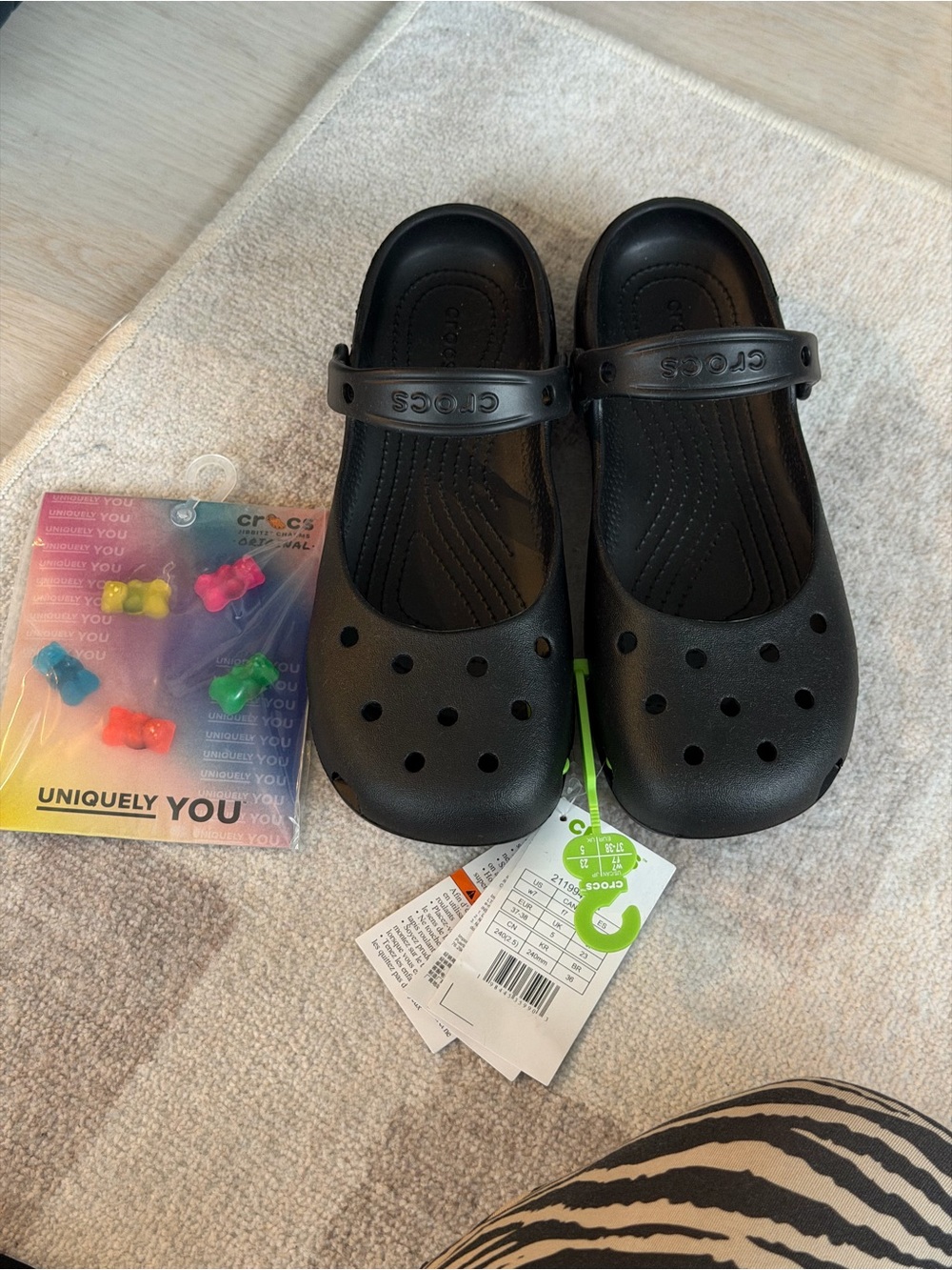 Crocs Classic Ballet Flats in Black